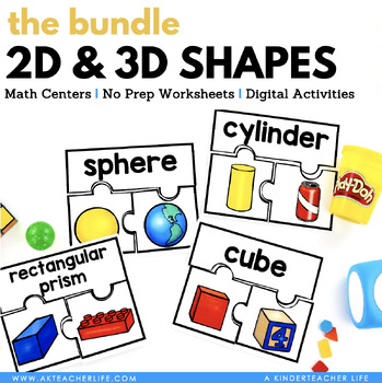 Preview of 2D and 3D Shapes The Bundle