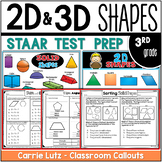 2D & 3D Shapes STAAR Geometry Test Prep