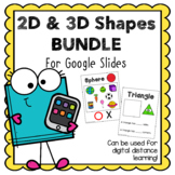 2D and 3D Shapes for Google Slides BUNDLE - Digital Distan