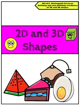 Preview of 2D and 3D Worksheet