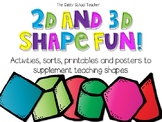 2D and 3D shape fun! Geometry Unit