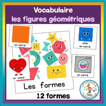 Preview of 2D shapes French vocabulary