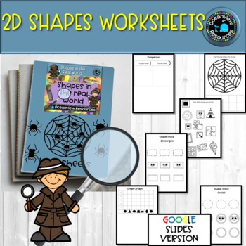 Preview of 2D worksheets - UK and AUS/UK spelling GOOGLE version