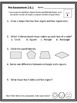2.G Assessments - 2nd Grade Geometry Math Assessments - 2 tests per