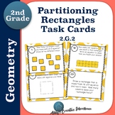 2.G.2 Task Cards Second Grade Partitioning Rectangles