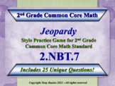2.NBT.7 2nd Grade Math Jeopardy - Add And Subtract Within 