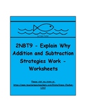2NBT9 - Explain Why Addition and Subtraction Strategies Wo