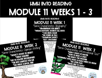 Preview of 2ND GRADE HMH INTO READING MODULE 11 WEEKS 1 - 3 BUNDLE