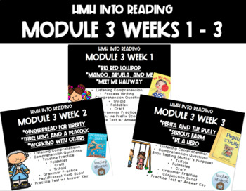 Preview of 2ND GRADE HMH INTO READING MODULE 3 WEEKS 1 - 3 BUNDLE