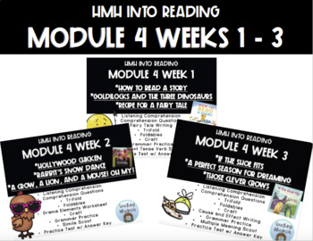 Preview of 2ND GRADE HMH INTO READING MODULE 4 WEEKS 1 - 3 BUNDLE