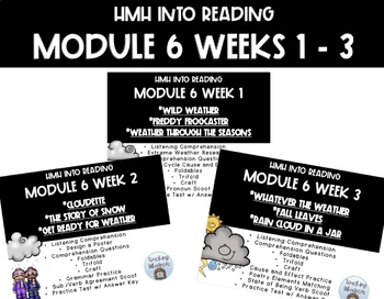 Preview of 2ND GRADE HMH INTO READING MODULE 6 WEEKS 1 - 3 BUNDLE