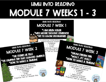 Preview of 2ND GRADE HMH INTO READING MODULE 7 WEEKS 1 - 3 BUNDLE