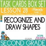 2ND GRADE TASK CARD GAMES LESSON 28 RECOGNIZE AND DRAW SHA