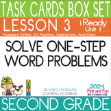 2ND GRADE TASK CARD GAMES LESSON 3 SOLVE ONE STEP WORD PRO