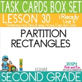 2ND GRADE TASK CARD GAMES LESSON 30 PARTITIONING RECTANGLE