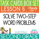 2ND GRADE TASK CARD GAMES LESSON 5 SOLVE TWO STEP WORD PRO