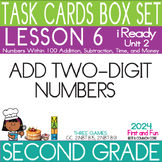 2ND GRADE TASK CARD GAMES LESSON 6 ADD TWO-DIGIT NUMBERS U