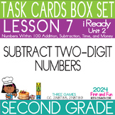 2ND GRADE TASK CARD GAMES LESSON 7 SUBTRACT TWO DIGIT NUMB