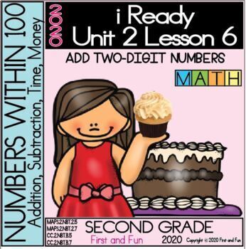 Preview of 2ND GRADE TWO-DIGIT NUMBER ADDITION iREADY MATH UNIT 2 LESSON 6
