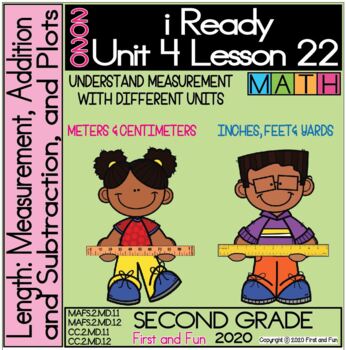 Preview of 2ND GRADE UNDERSTAND MEASUREMENT W/ DIFFERENT UNITS iREADY MATH UNIT 4 LESSON 22