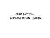 2Oth Century US-Cuban Relations Powerpoint