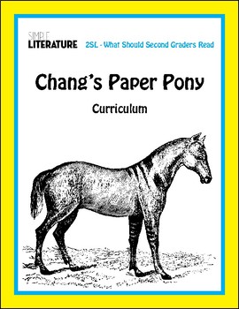 Preview of 2SL - Chang's Paper Pony Comprehensive Book Reading Unit - Novel Study Packet