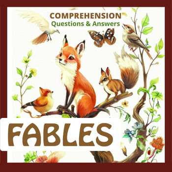 Preview of Fables - FREE Comprehension Questions and Answers