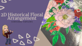 2D Historical Floral Arrangement  - Container Templates