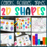 2d Shapes Activities and Centers | 2d Shapes Games