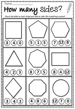 2d shapes attributes worksheets by Murphys lesson design | TPT