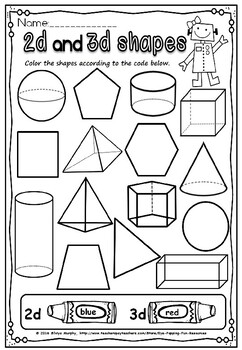 2d shapes by Eye Popping Fun Resources | Teachers Pay Teachers