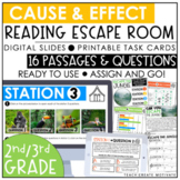 2nd & 3rd Cause and Effect Escape Room | Digital Slides | 