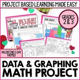 2nd & 3rd Grade Data and Graphing Math Project | A Valenti