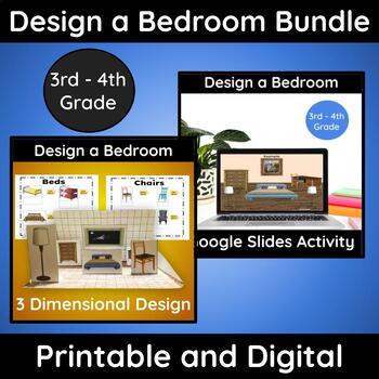 Preview of 3rd & 4th Grade Bedroom on a Budget: Printable & Digital Resource Bundle