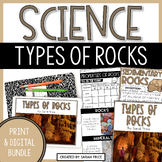 2nd & 3rd Grade Earth Science Unit - Types of Rocks & Mine