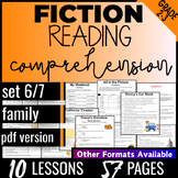 2nd 3rd Grade Family Fiction Reading Passages with Compreh