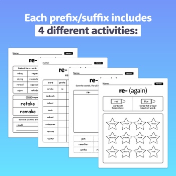 2nd & 3rd Grade Prefixes and Suffixes Worksheets | Root Words & Vocab ...