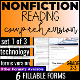 2nd 3rd Grade Technology Nonfiction Reading Comprehension 