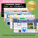 2nd + 3rd Grade Virtual Games Choice Chart Board (Google Slides)