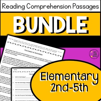 Preview of 2nd-5th Reading Comprehension Passages BUNDLE