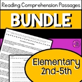 2nd-5th Reading Comprehension Passages BUNDLE