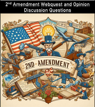 Preview of 2nd Amendment Webquest and Hot Button Questions (With Key)