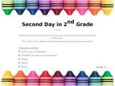 2nd Day of 2nd Grade Task Cards