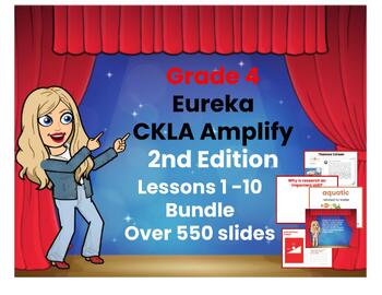 Preview of 2nd Edition Eureka Unit 4 4th grade Lessons 1-10 CKLA Amplify