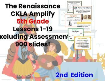 Preview of 2nd Edition Renaissance Unit 5 5th Grade Lessons 1-19 CKLA Amplify
