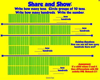 Preview of 2nd GRADE GO MATH CHAPTER 2 2015 UPDATE