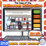 2nd Gr. Narrated Digital Math Mystery Halloween Word Problems