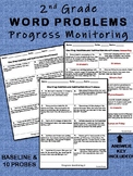 2nd Grade 10 Word Problem Probes Progress Monitoring