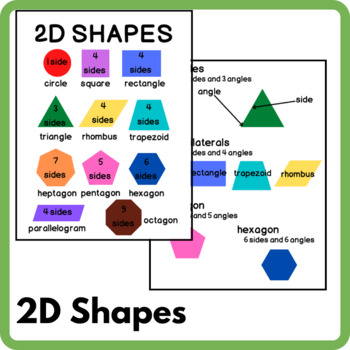2nd Grade 2D Shapes by TheHelpingHand | TPT