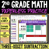 2nd Grade 3 Digit Subtraction With & Without Regrouping Ac